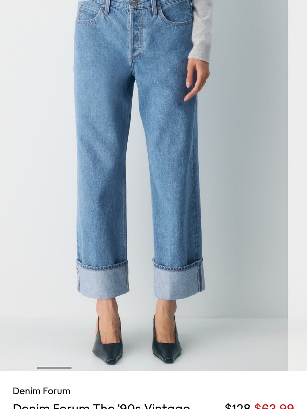 Brand new Denim forum  90’s vintage cuff jeans